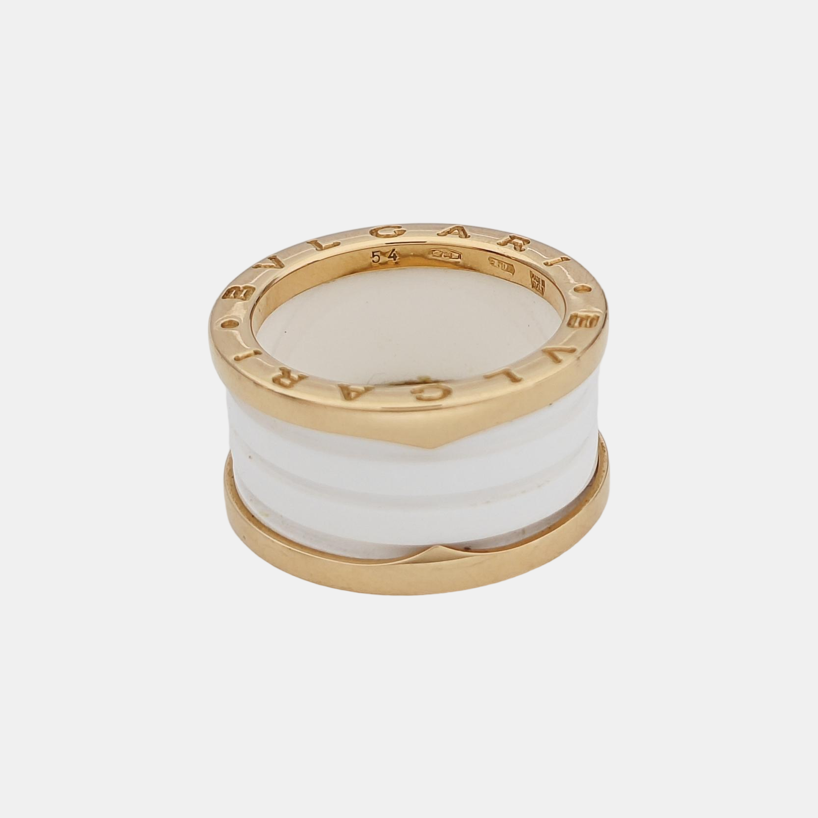 B.ZERO1 18k Rose Gold Ring EU 54