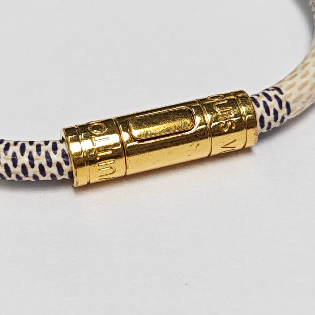 KEEP IT Coated Canvas White Bangle
