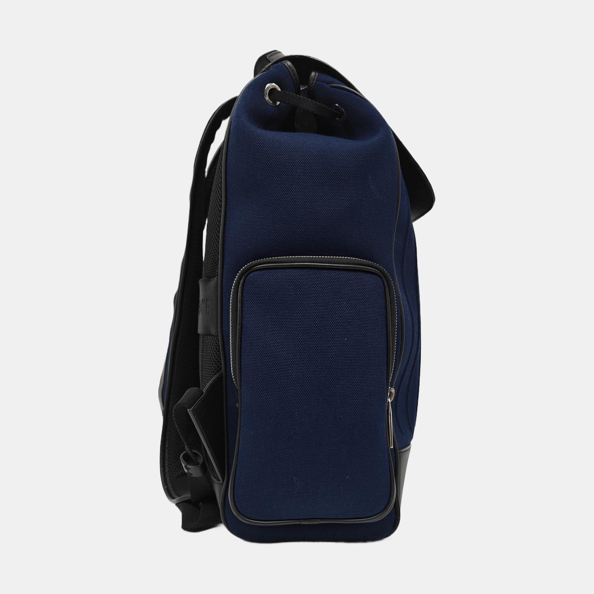 Fabric Backpack Large Blue
