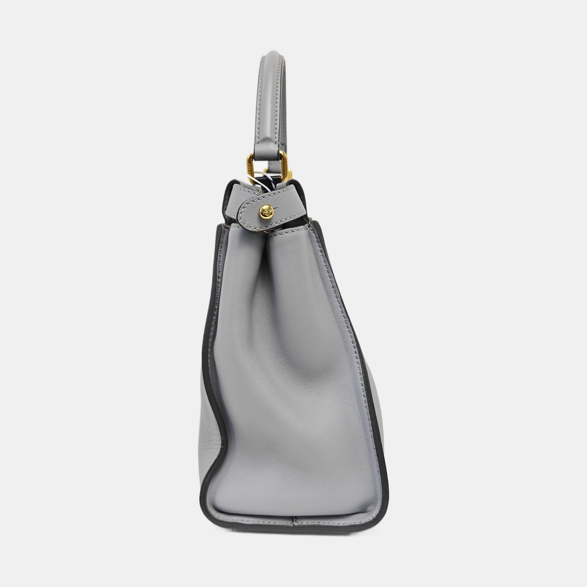 Peekaboo Medium Calfskin Blue
