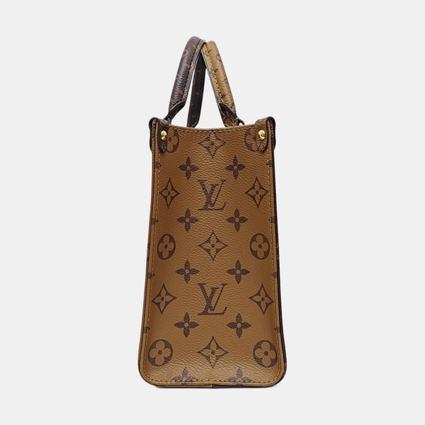 ONTHEGO PM Monogram Coated Canvas Brown