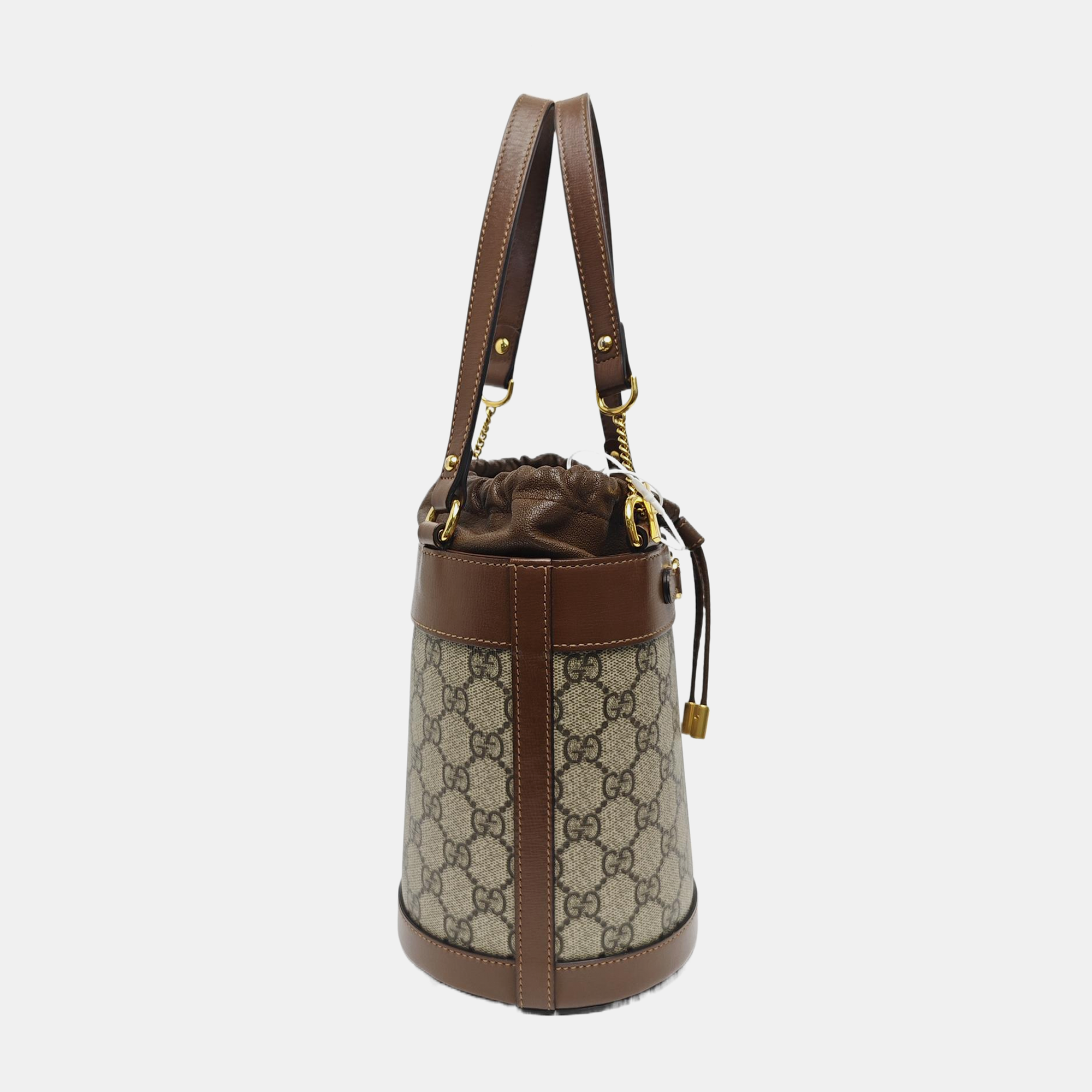 Horsebit 1955 Small Coated Canvas Beige