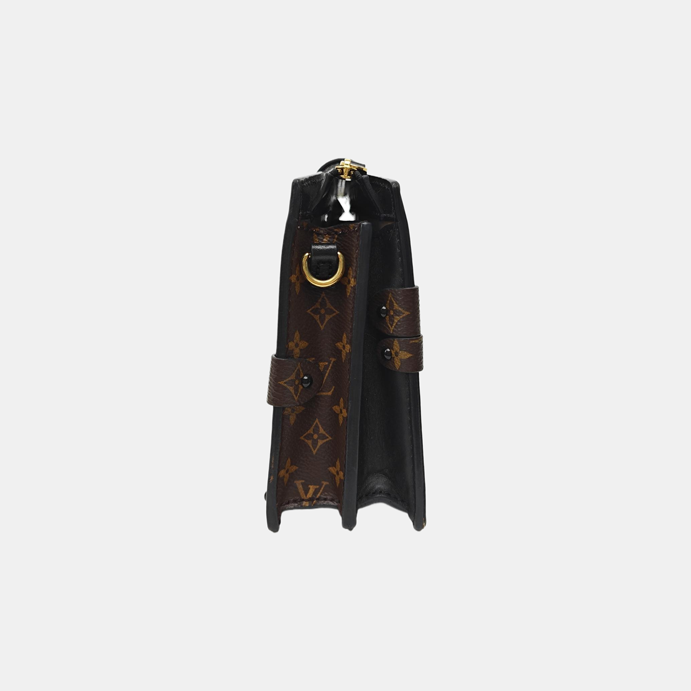 TRUNK Monogram Coated Canvas Brown