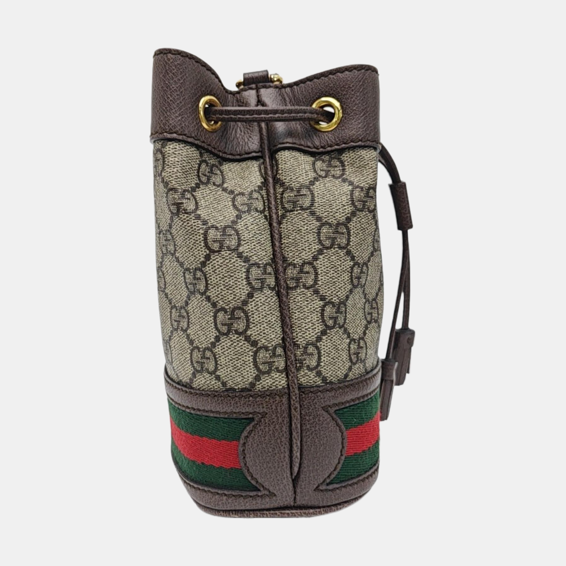 Ophidia Mini Monogram Coated Canvas Beige