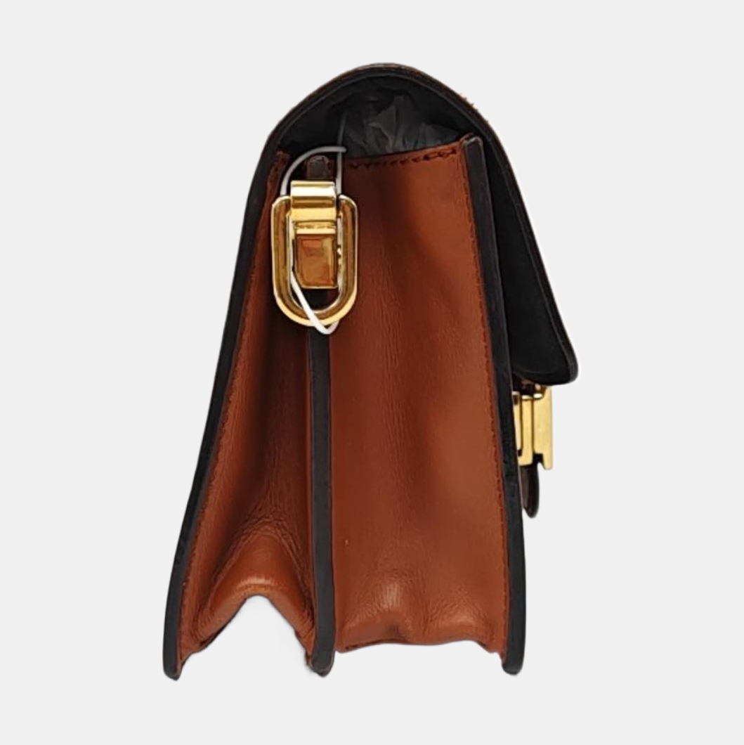 DAUPHINE Mini Monogram Coated Canvas Brown