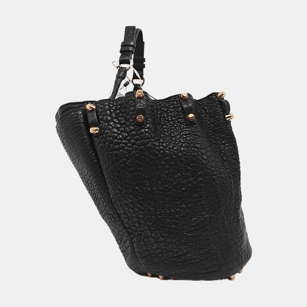 Calfskin Bucket Bag Black