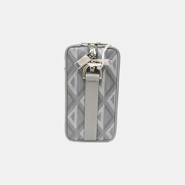 Lingot Oblique Coated Canvas Gray