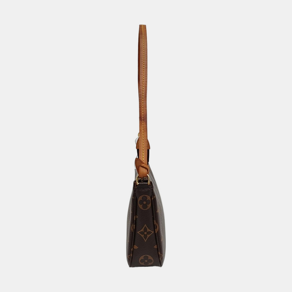 ACCESSOIRES GM Monogram Coated Canvas Brown