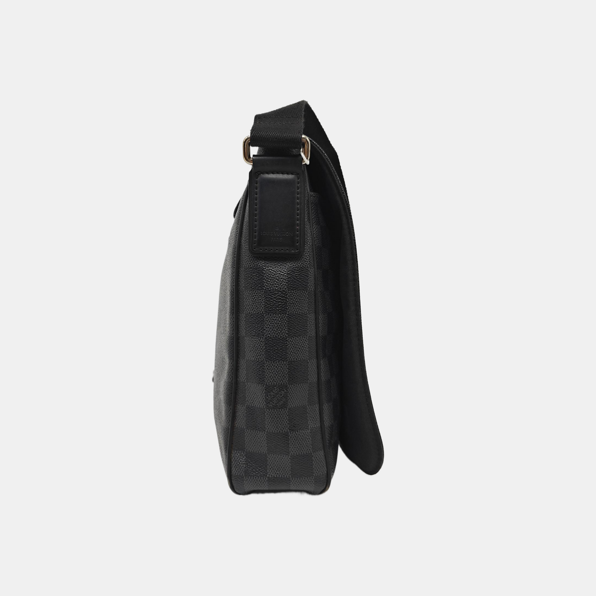 DISTRICT MM Damier Graphite Coated Canvas Gray
