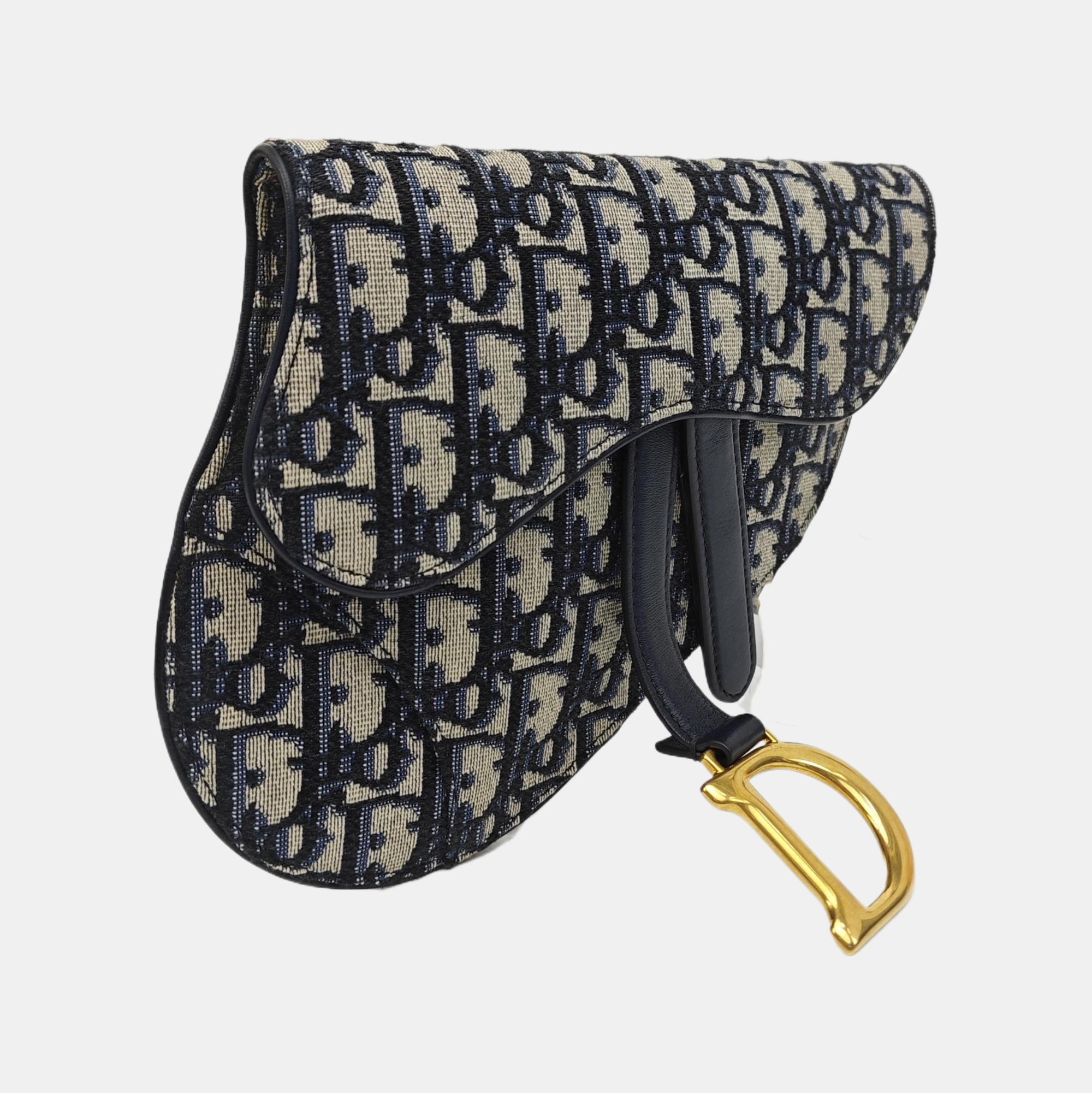 Saddle Mini Oblique Canvas Beige