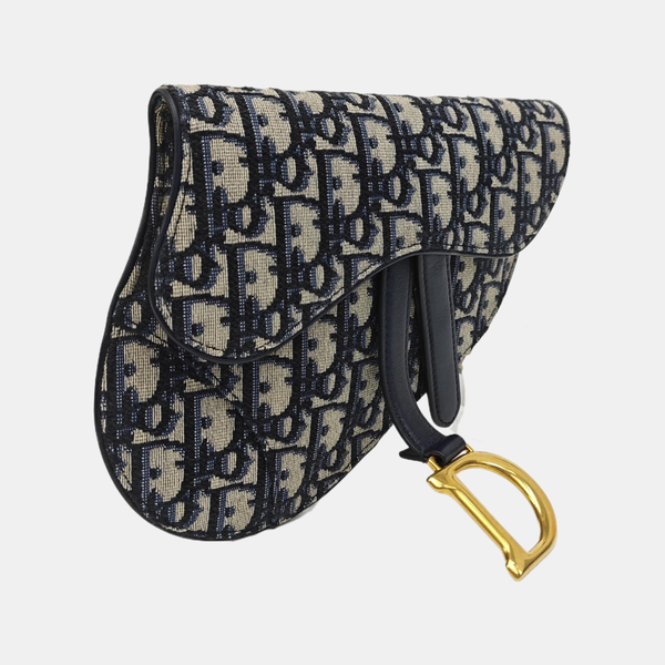 Saddle Mini Oblique Canvas Beige