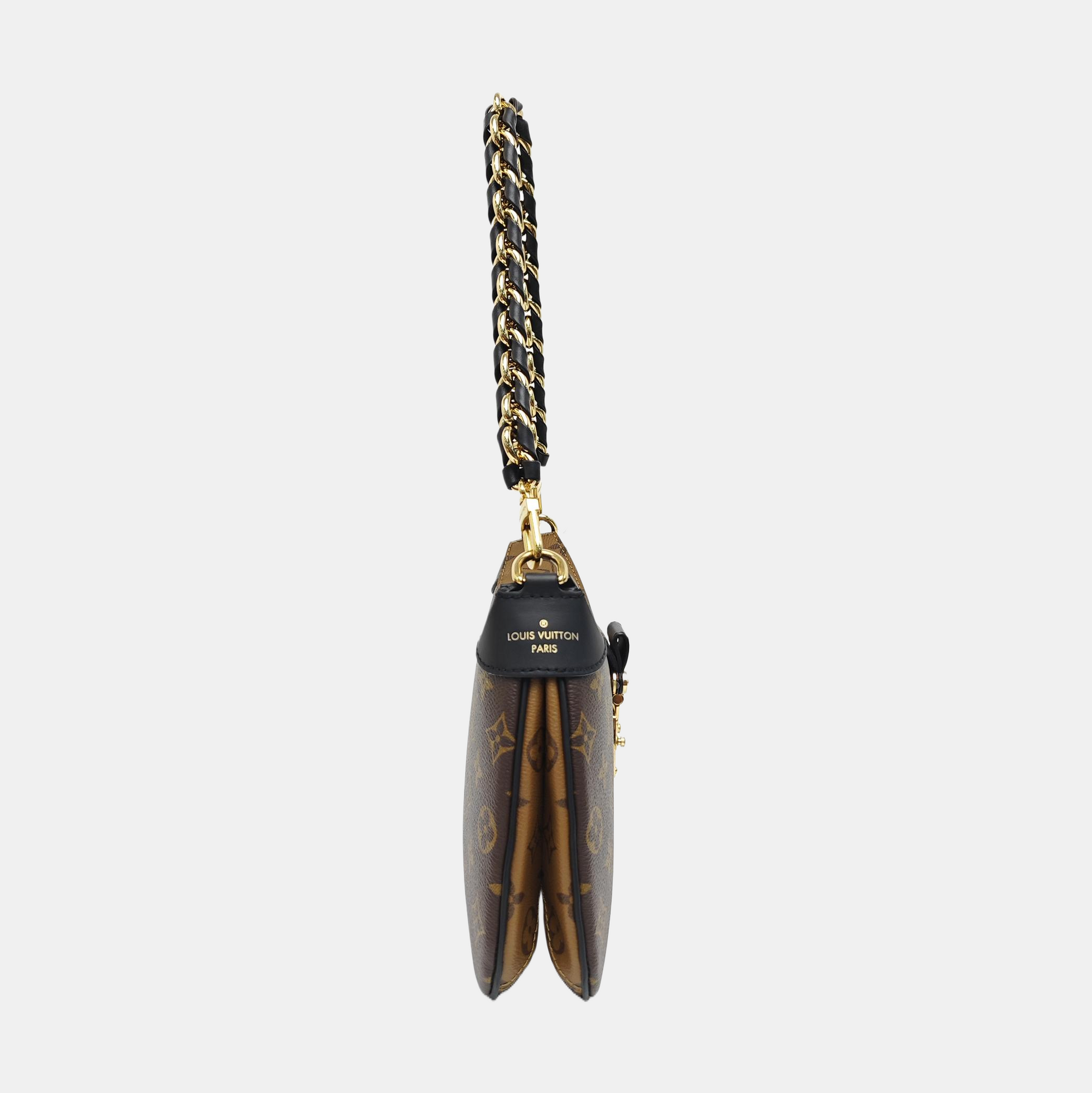 TWINNY Monogram Coated Canvas Brown