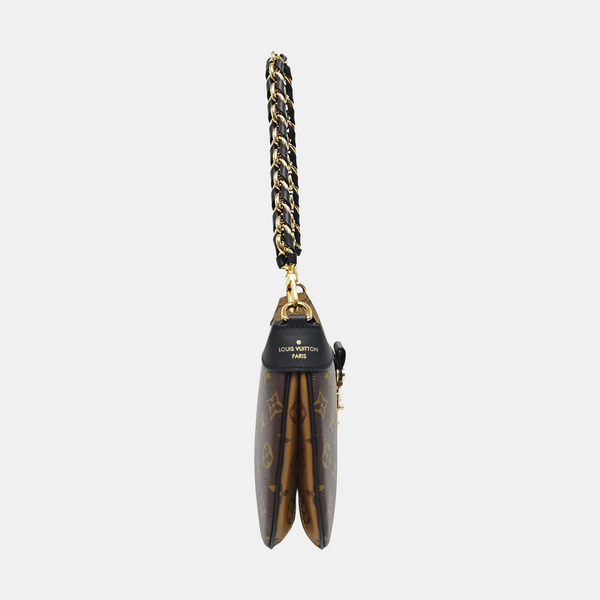 TWINNY Monogram Coated Canvas Brown