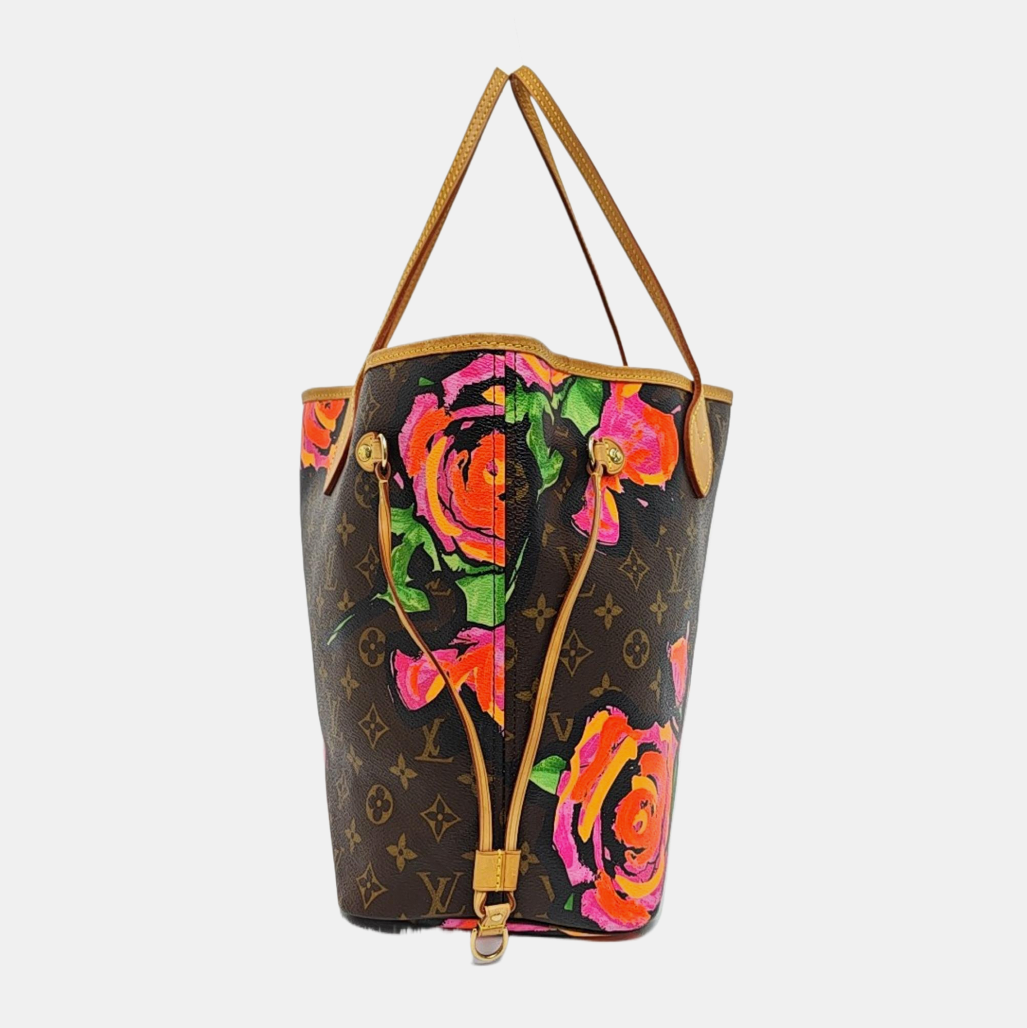 NEVERFULL MM Monogram Coated Canvas Brown