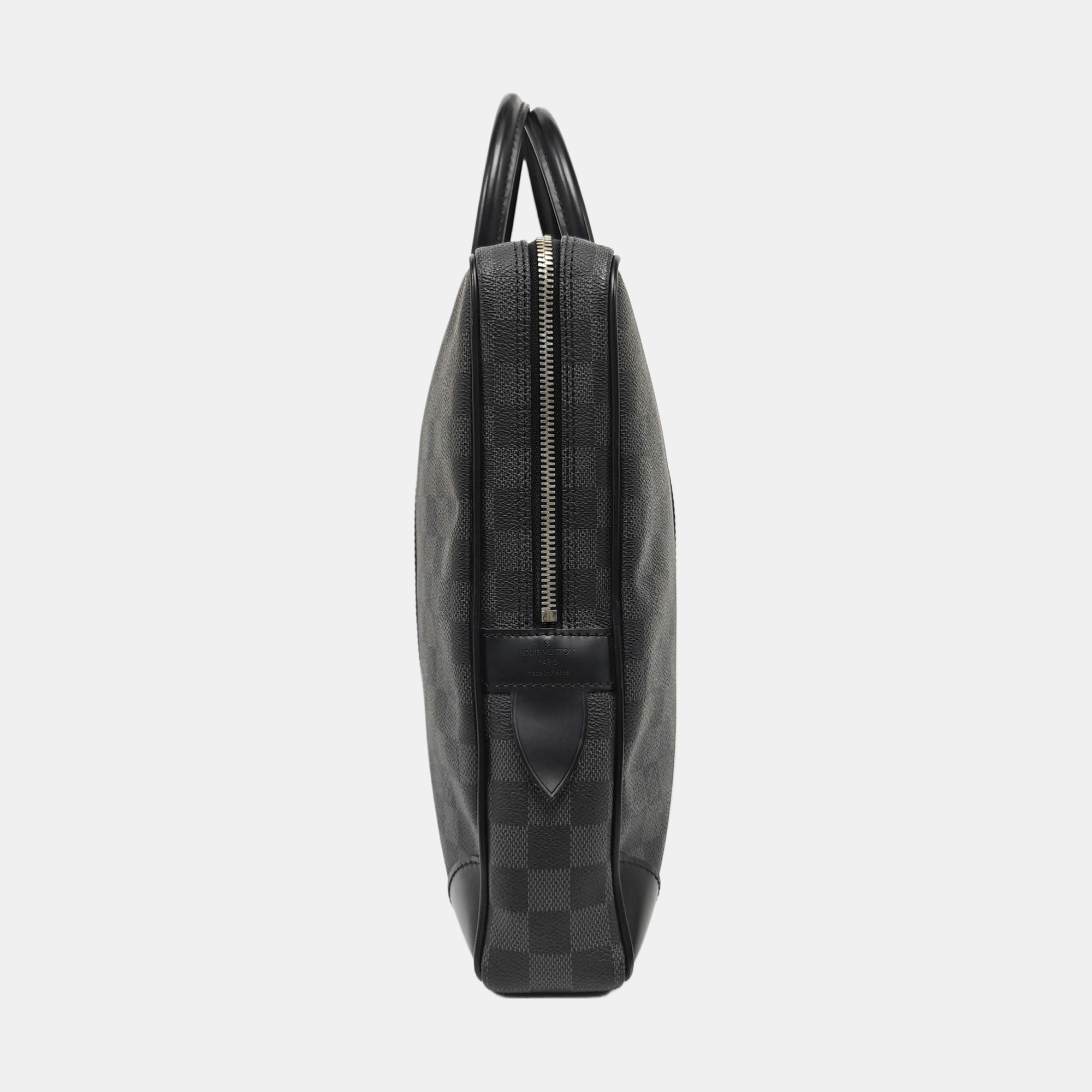 PORTE-DOCUMENTS Damier Graphite Coated Canvas Black