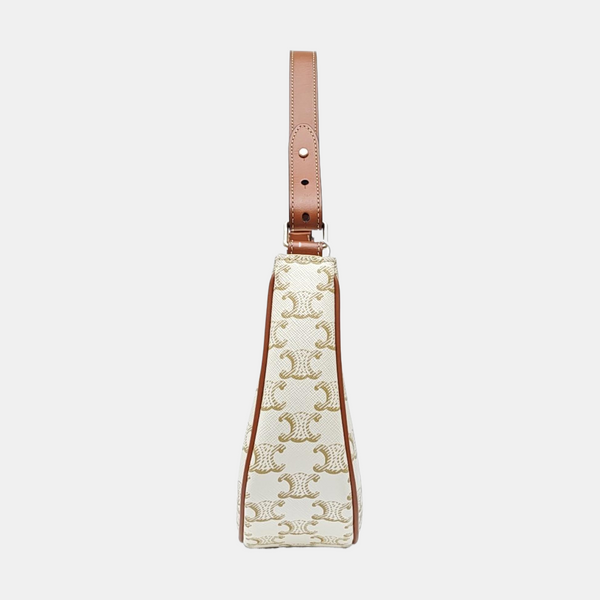 AVA TRIOMPHE Medium Coated Canvas Beige