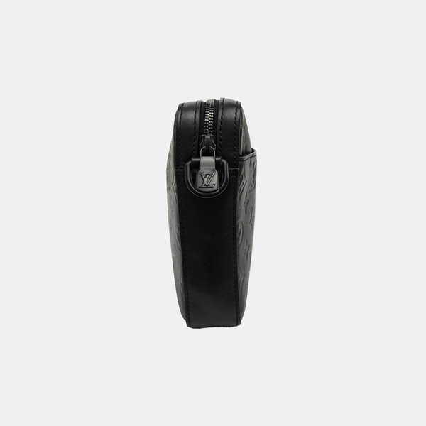 DUO Monogram Calfskin Black