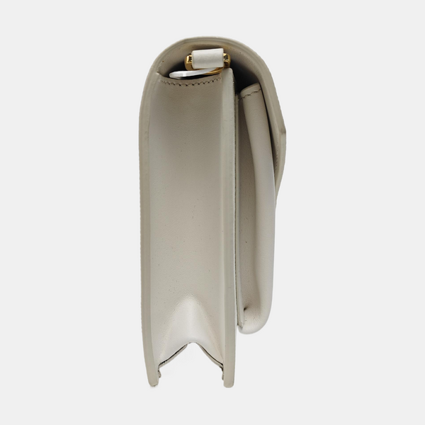 Envelope Wallet Saffiano Calfskin White