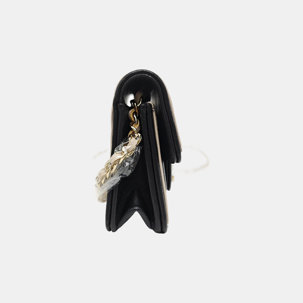 DIANA CC Mini Quilted Lambskin Black
