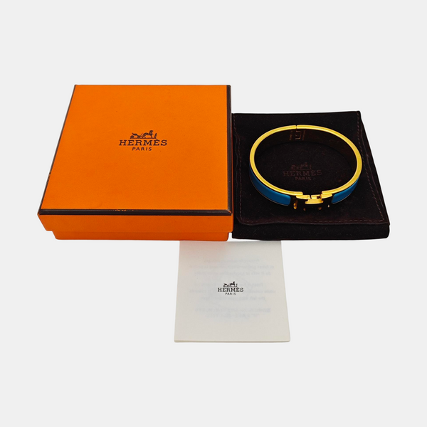 Clic Hh Metal Gold Bangle