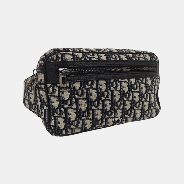Oblique Canvas Belt Bag Multicolor