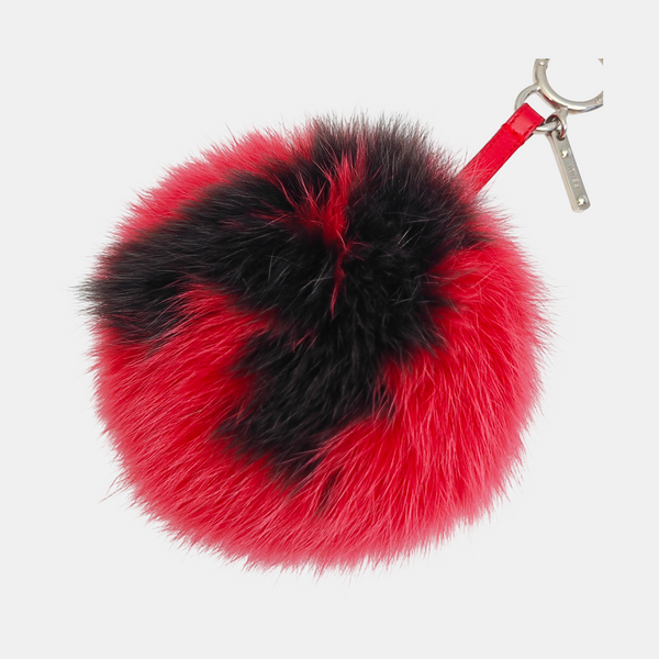Fabric Bag Charm Red