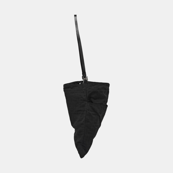 Fabric Shoulder Bag Black
