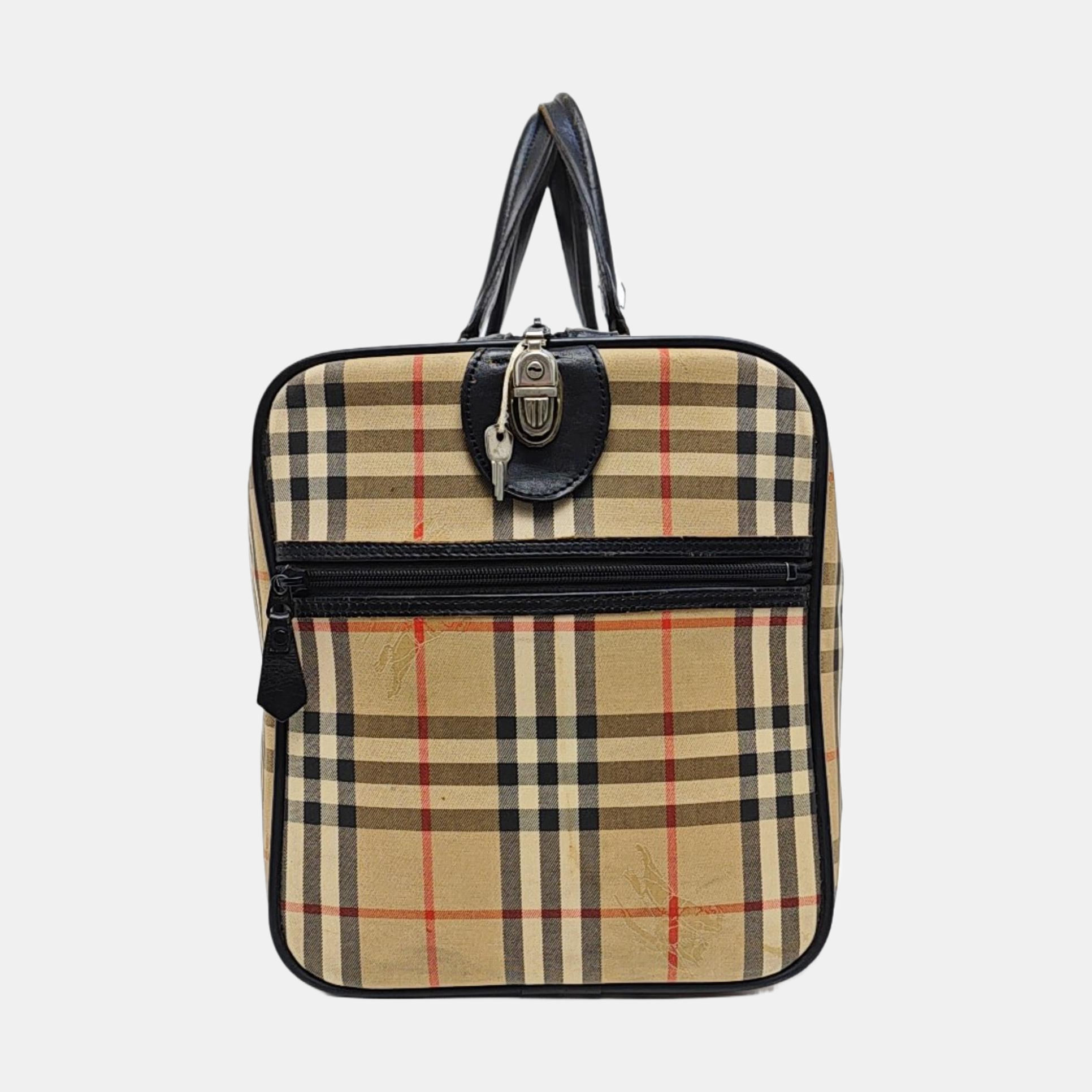 Canvas Top Handle Bag Beige