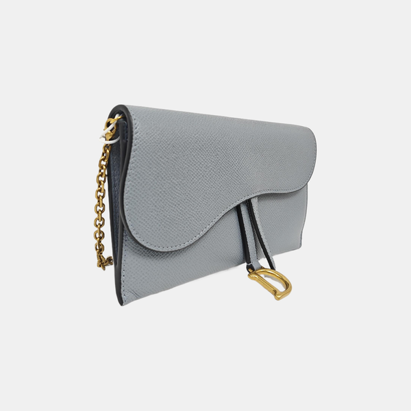 Saddle Mini Calfskin Blue