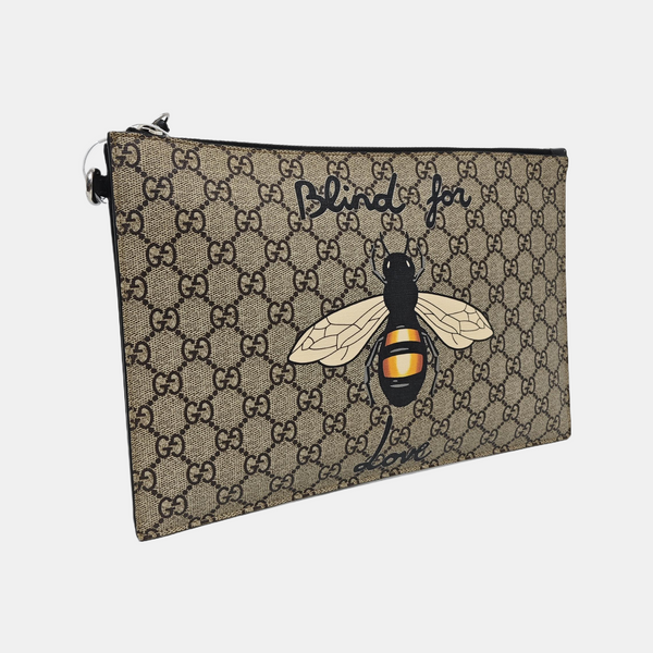 GG Supreme Monogram Coated Canvas Beige