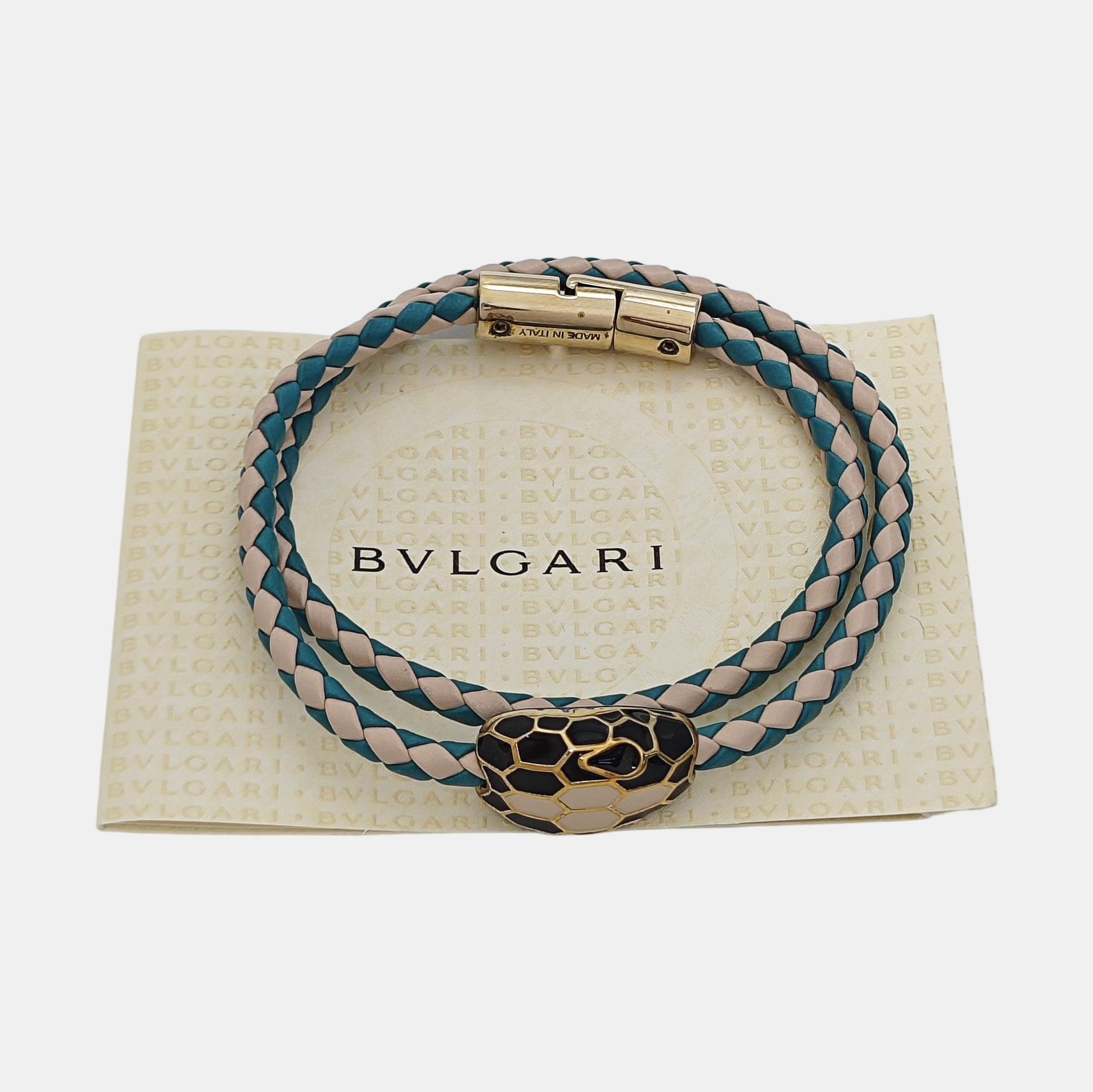 SERPENTI Leather Multicolor Bangle