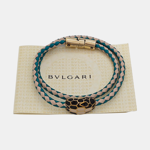 SERPENTI Leather Multicolor Bangle