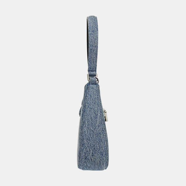 Denim Shoulder Bag Blue