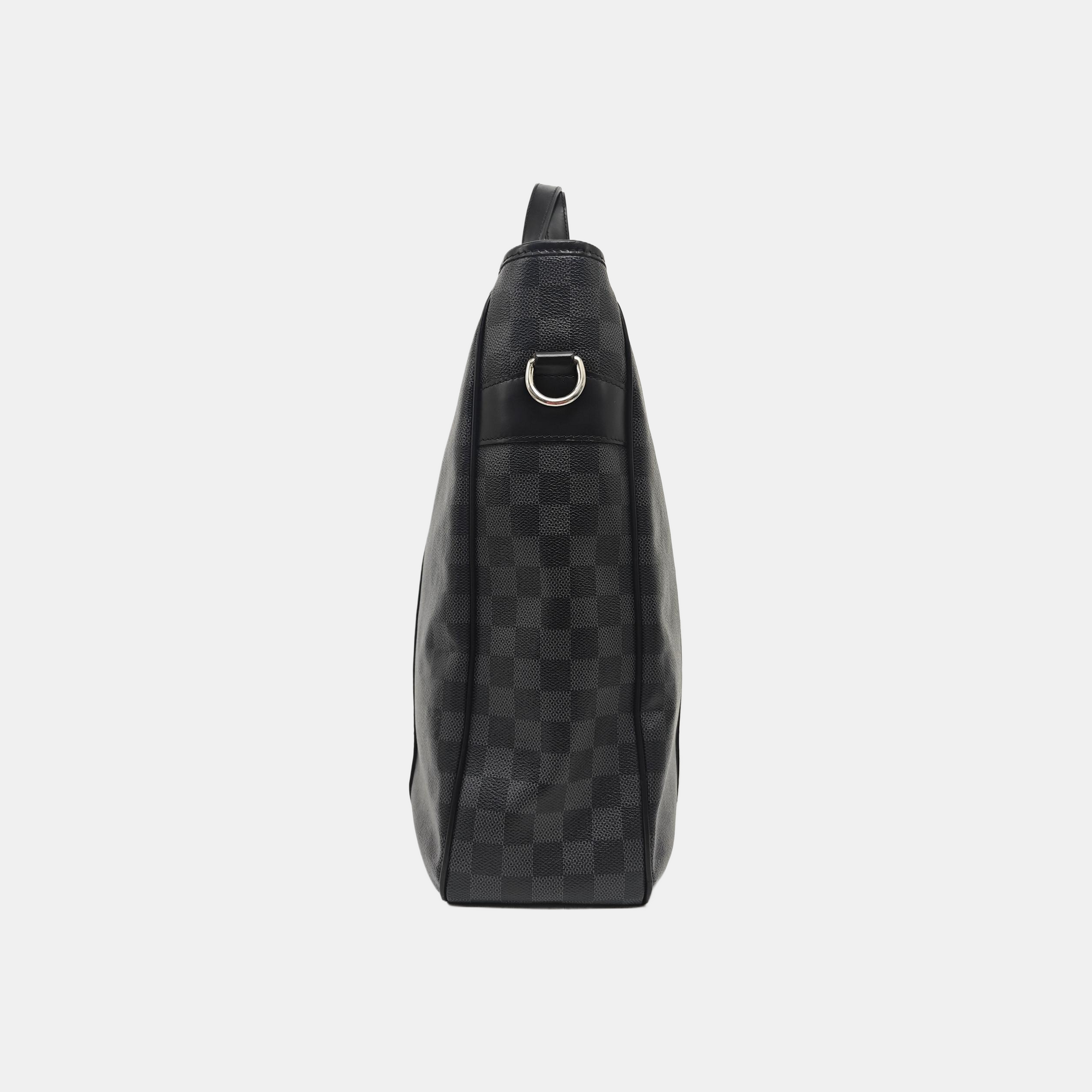 TADAO MM Damier Graphite Coated Canvas Gray