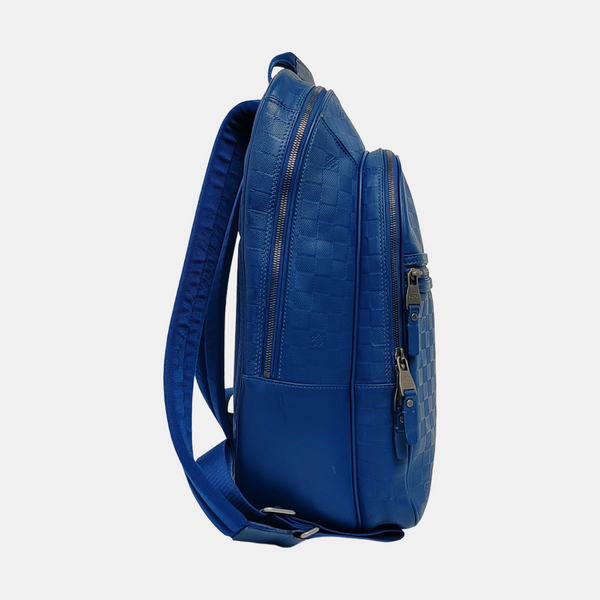 MICHAEL Damier Calfskin Blue
