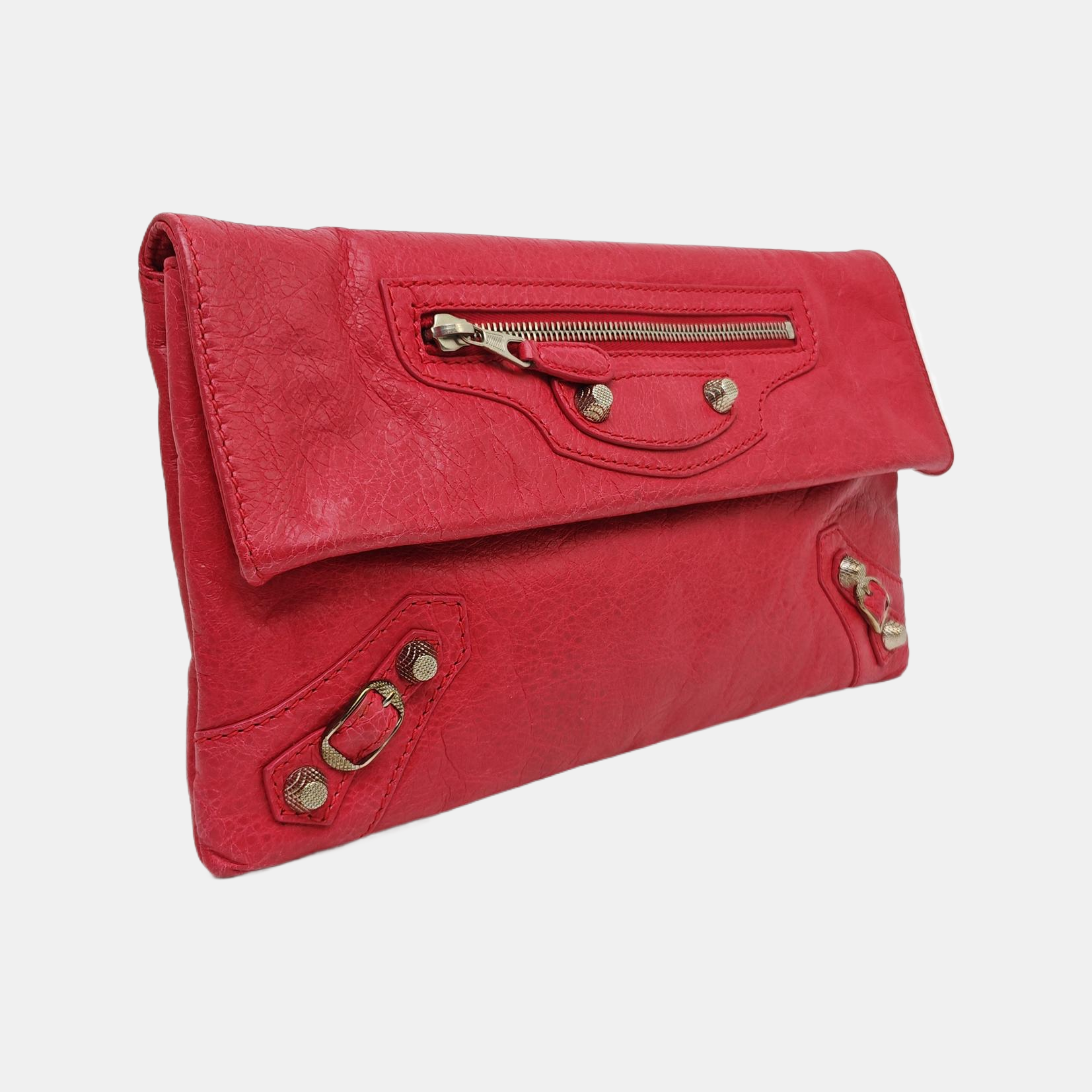 Classic City Small Lambskin Red
