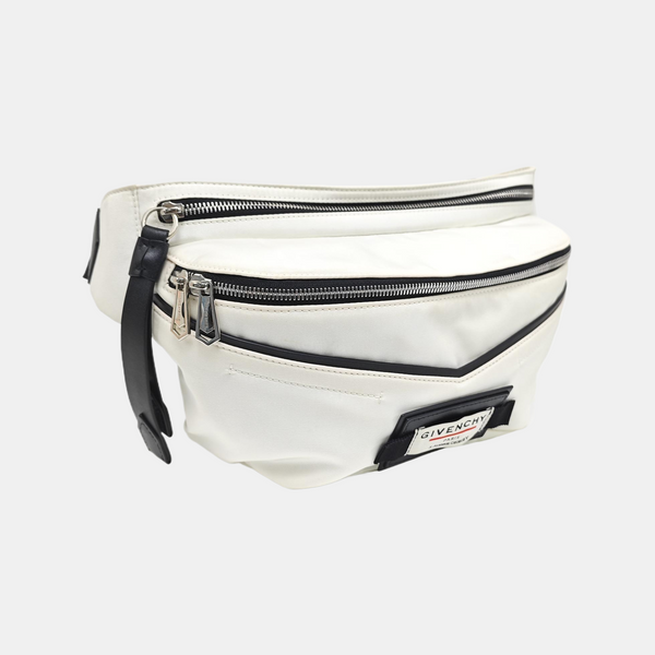Fabric Belt Bag White