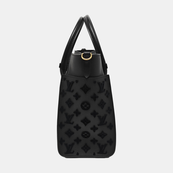 ON MY SIDE MM Monogram Calfskin Black