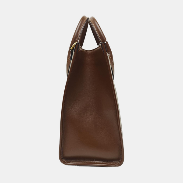 Retro Small Monogram Coated Canvas Brown