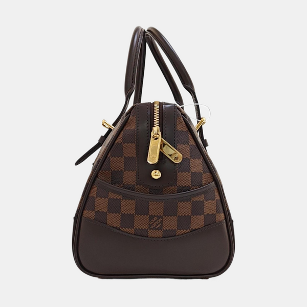 BERKELEY Damier Ebene Coated Canvas Brown