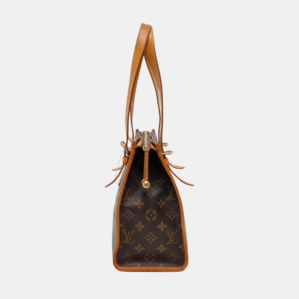 POPINCOURT Monogram Coated Canvas Brown