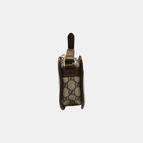 Bree Monogram Coated Canvas Beige