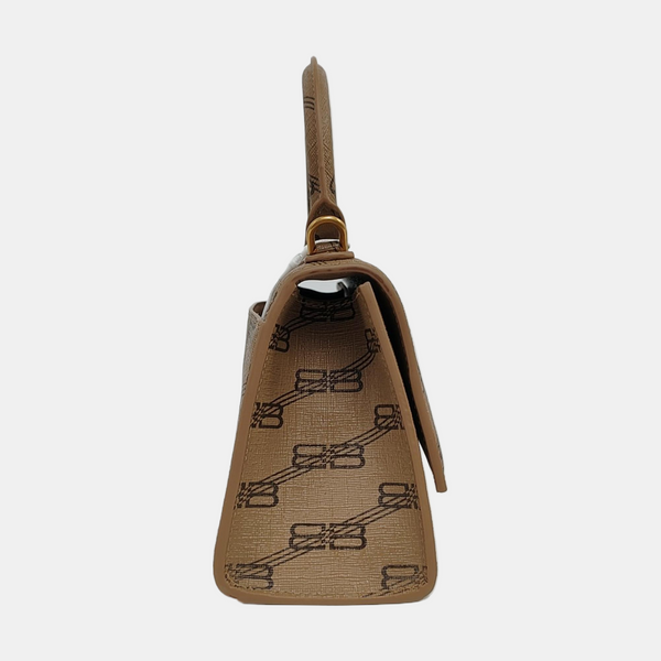 Hourglass XS Coated Canvas Brown