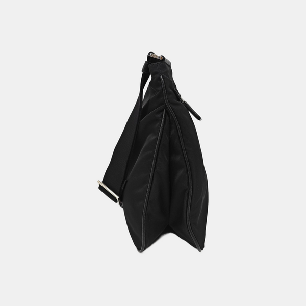 Nylon Shoulder Bag Black