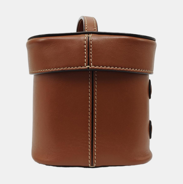 Calfskin Shoulder Bag Brown