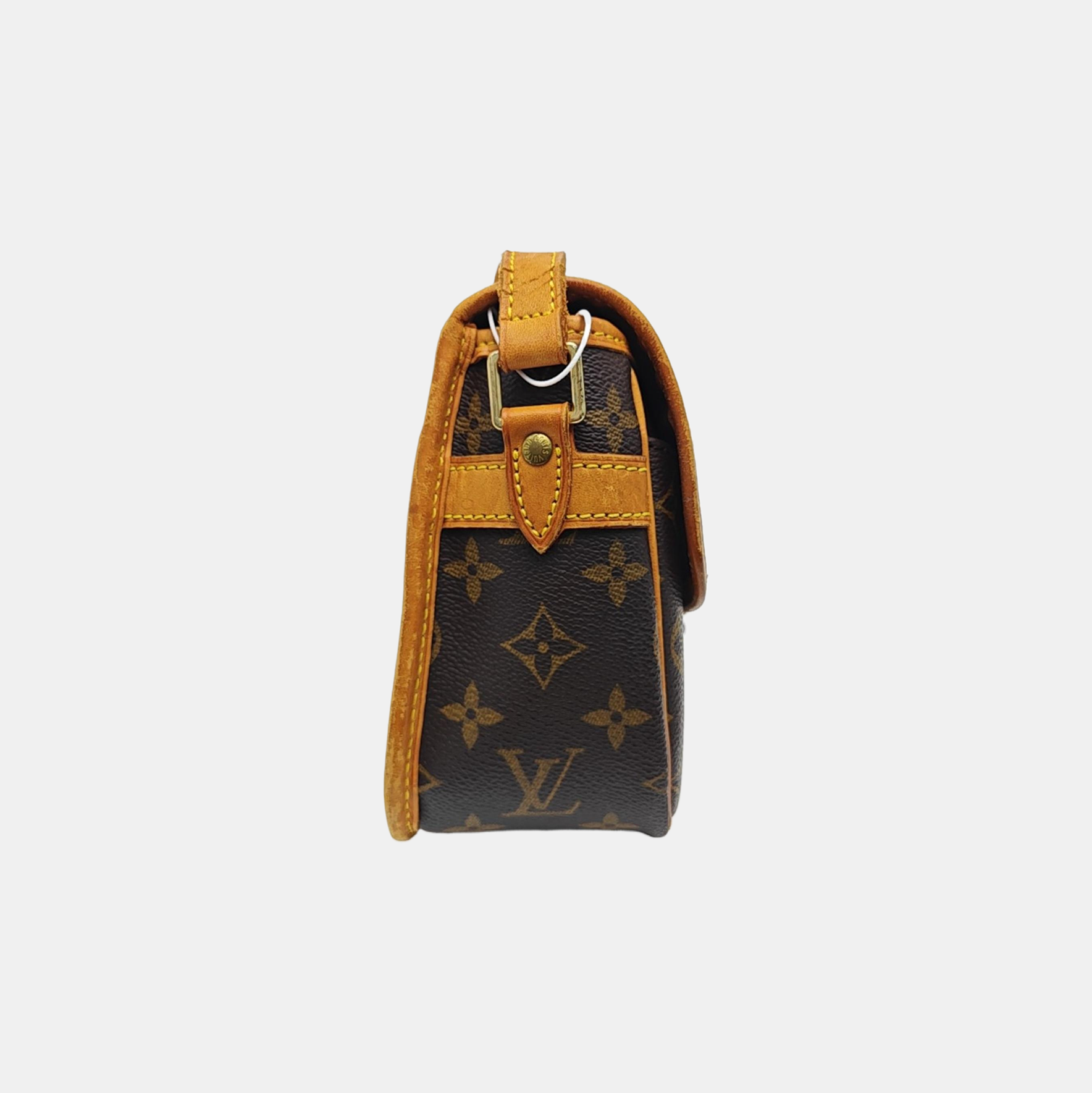 SOLOGNE PM Monogram Coated Canvas Brown