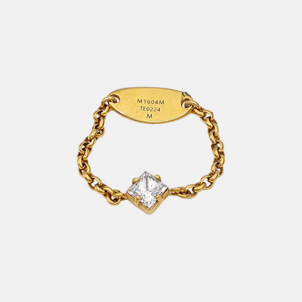 Metal Gold Ring EU 56