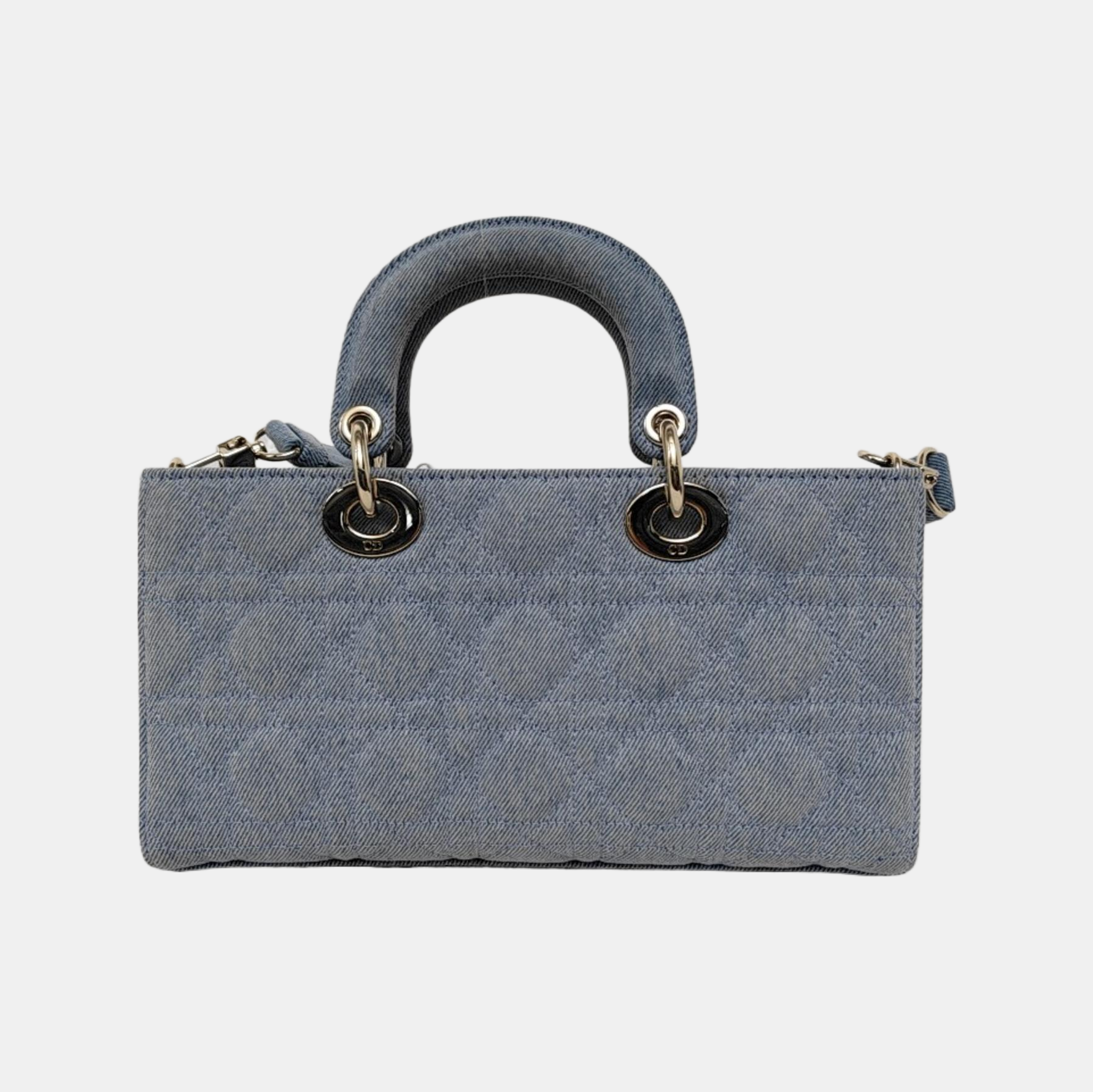 Lady D-Joy Medium Cannage Denim Blue