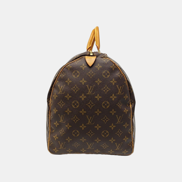 SAC SOUPLE 55 Monogram Coated Canvas Brown