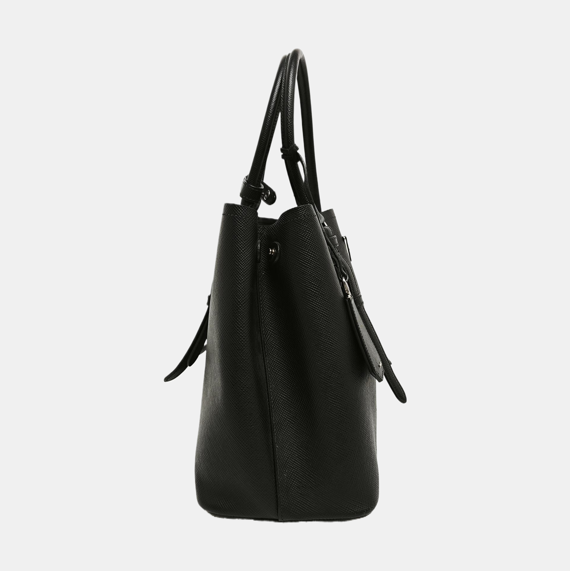 Double Medium Calfskin Black
